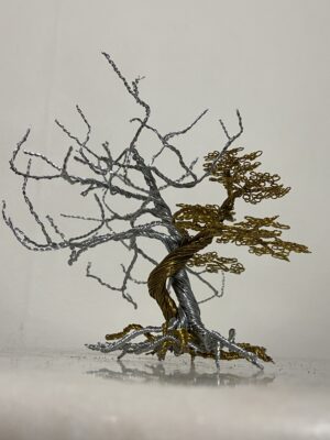 Livets dualitet - Ståltrådsträd